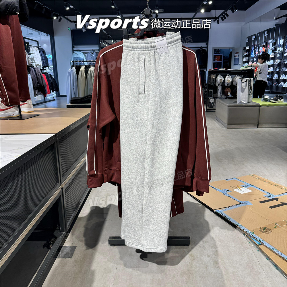 正品JORDAN耐克裤子男2025秋冬季保暖运动直筒长裤IB7239-050-010