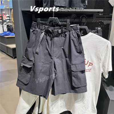 NIKE耐克短裤男大口袋2025新款运动宽松工装五分裤HJ2909-072-010