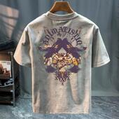 专柜清仓捡漏2026夏季 韩版 男士 T恤宽松ins个性 上衣 短袖 奥特莱斯