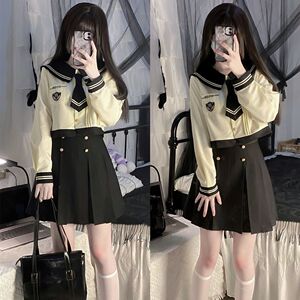 小糊涂JK【铃荷学院】韩式校供jk制服套装原创正版日系学生学院风