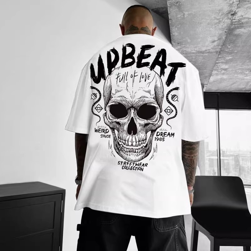 暗黑骷髅朋克机车风摇滚哥特美式