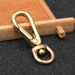 弹力扣背包铜扣 质感满满 纯铜打造 黄铜钥匙扣 纯铜龙虾扣狗扣