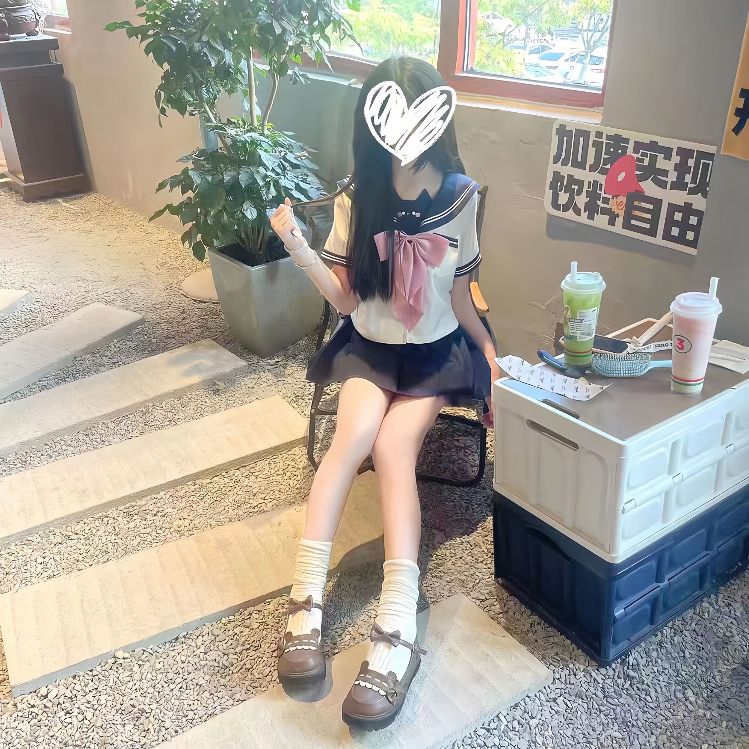 正版原创jk制服【萌软喵喵】水手服女小猫咪可爱学生装校园风日系