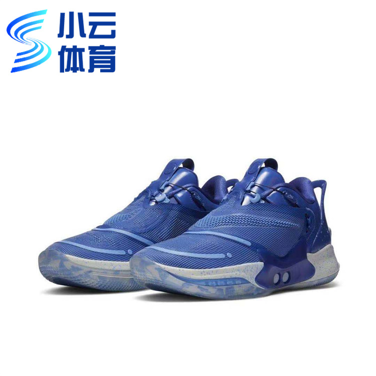 耐克黑白自动绑带耐克篮球鞋