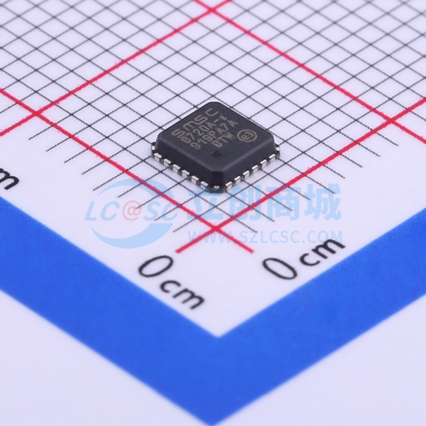 LAN8720AI-CP-TR QFN-24-EP(4x4) 以太网收发器 全新原装 元器件B