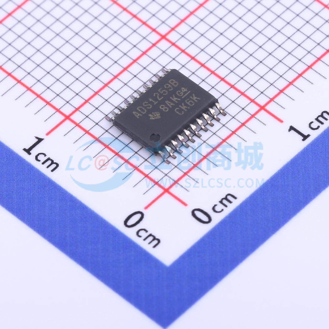 ADS1259BIPW TSSOP-20 模数转换芯片ADCTI (德州仪器) 全新原装 B