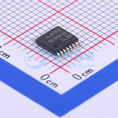 CD74HC4052PWR TSSOP-16 模拟开关/多路复用器TI (德州仪器) 全新