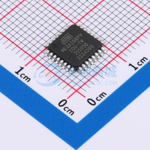 ATMEGA168PV-10AU TQFP-32(7x7) 单片机(MCU/MPU/SOC) 全新原装