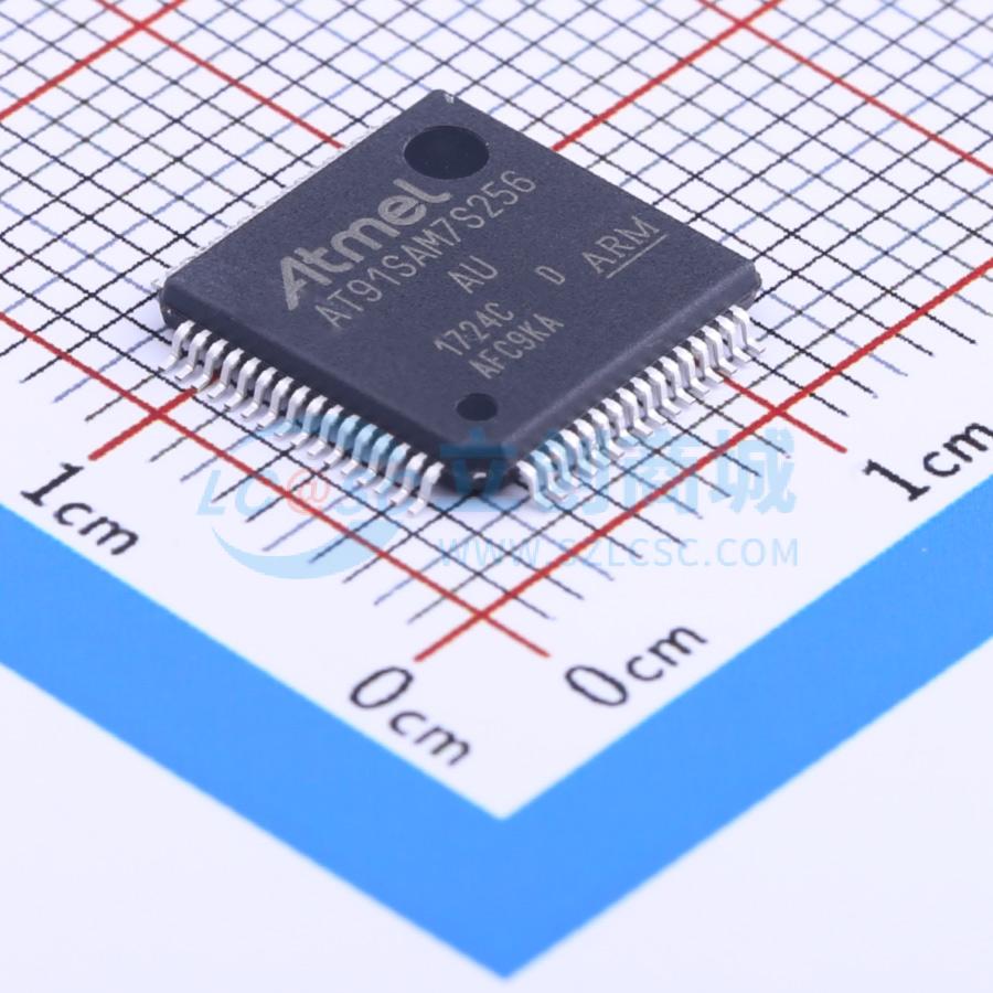 AT91SAM7S256D-AU LQFP-64(10x10) 单片机(MCU/MPU/SOC) 全新原装