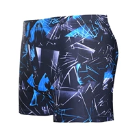 Quần bơi nam mới in boxer XL mùa xuân nóng bỏng quần bãi biển thời trang quần bơi nam quần bơi chuyên nghiệp - Nam bơi đầm quần bơi boxer nam