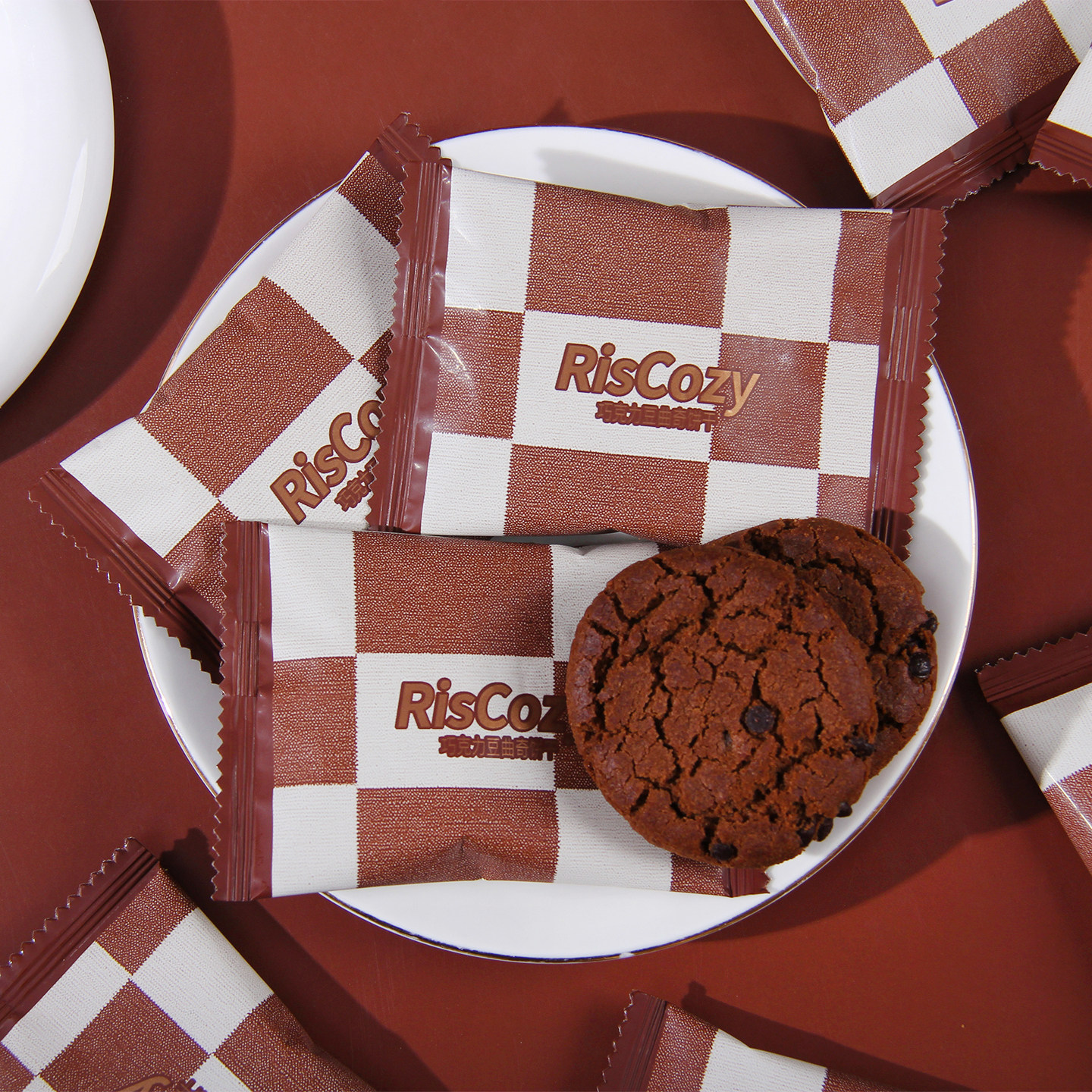英国RisCozy瑞可滋巧克力味曲奇饼干结婚喜糖伴手礼喜饼零食点心