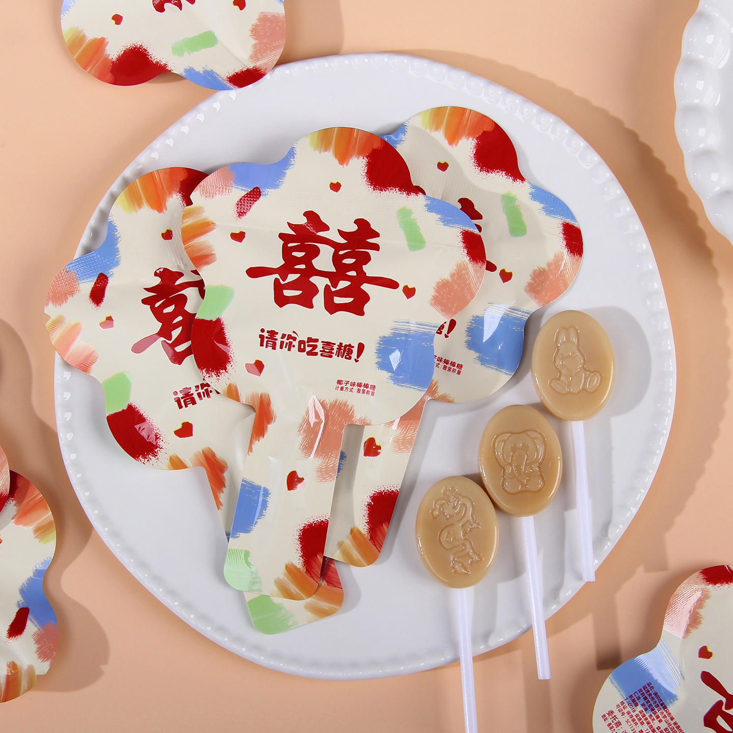 比利时DILILIAN迪利莲请你吃喜糖异形棒棒糖结婚喜糖婚庆糖果零食