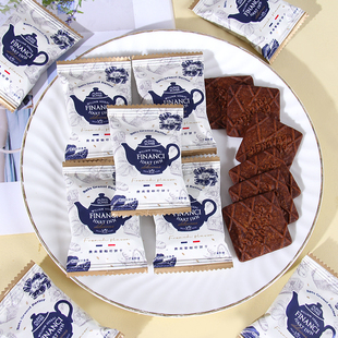 mokcoke莫可卡费南雪咖啡饼干薄酥脆500g结婚喜糖果喜饼干小零食