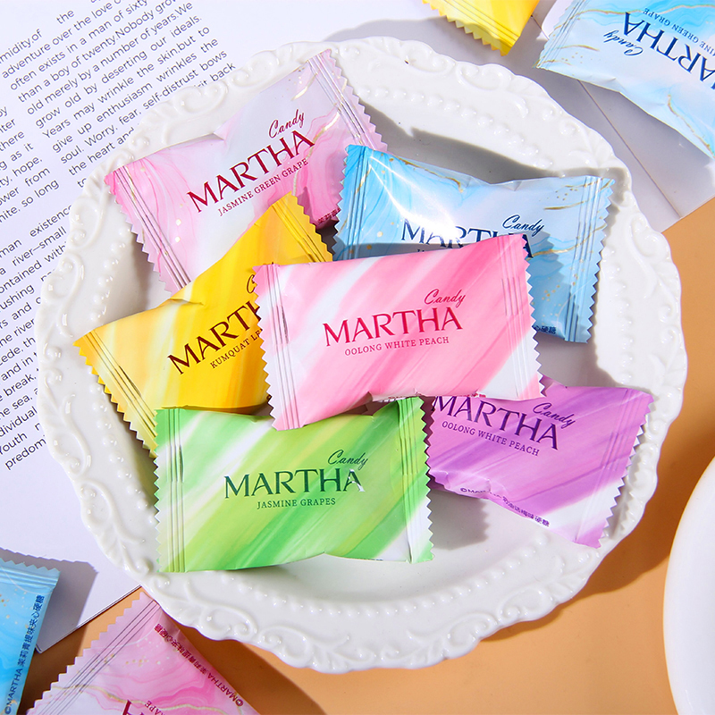 MARTHA 水果味夹心硬糖混合口味散装结婚喜糖批发婚礼糖果伴手礼