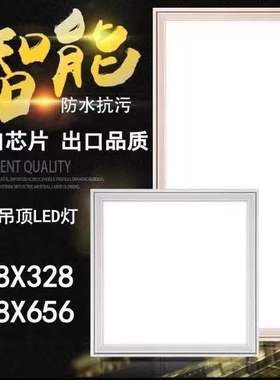 金今顶巨奥适用集成吊顶328x328LED照明灯具32.8*32.8x65.6平板灯