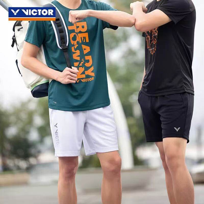威克多VICTOR胜利羽毛球服运动短裤男女大赛款透气速干R50202