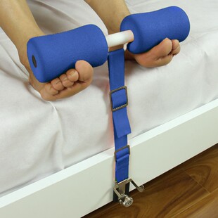 仰卧起坐辅助器床上懒人收腹机卷腹肌瑜伽室内家用健身器材固定脚