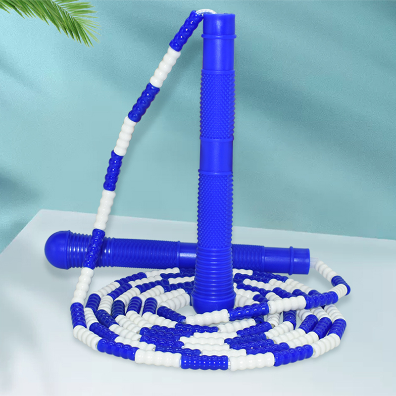 竹节跳绳儿童小学生幼儿园初学跳神软珠可调节专业运动绳子健身绳