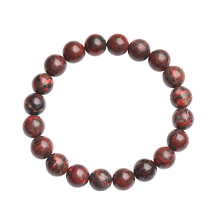 天然朱砂原矿石打磨的珠子手串男女都可以佩戴手链本命年特别推荐