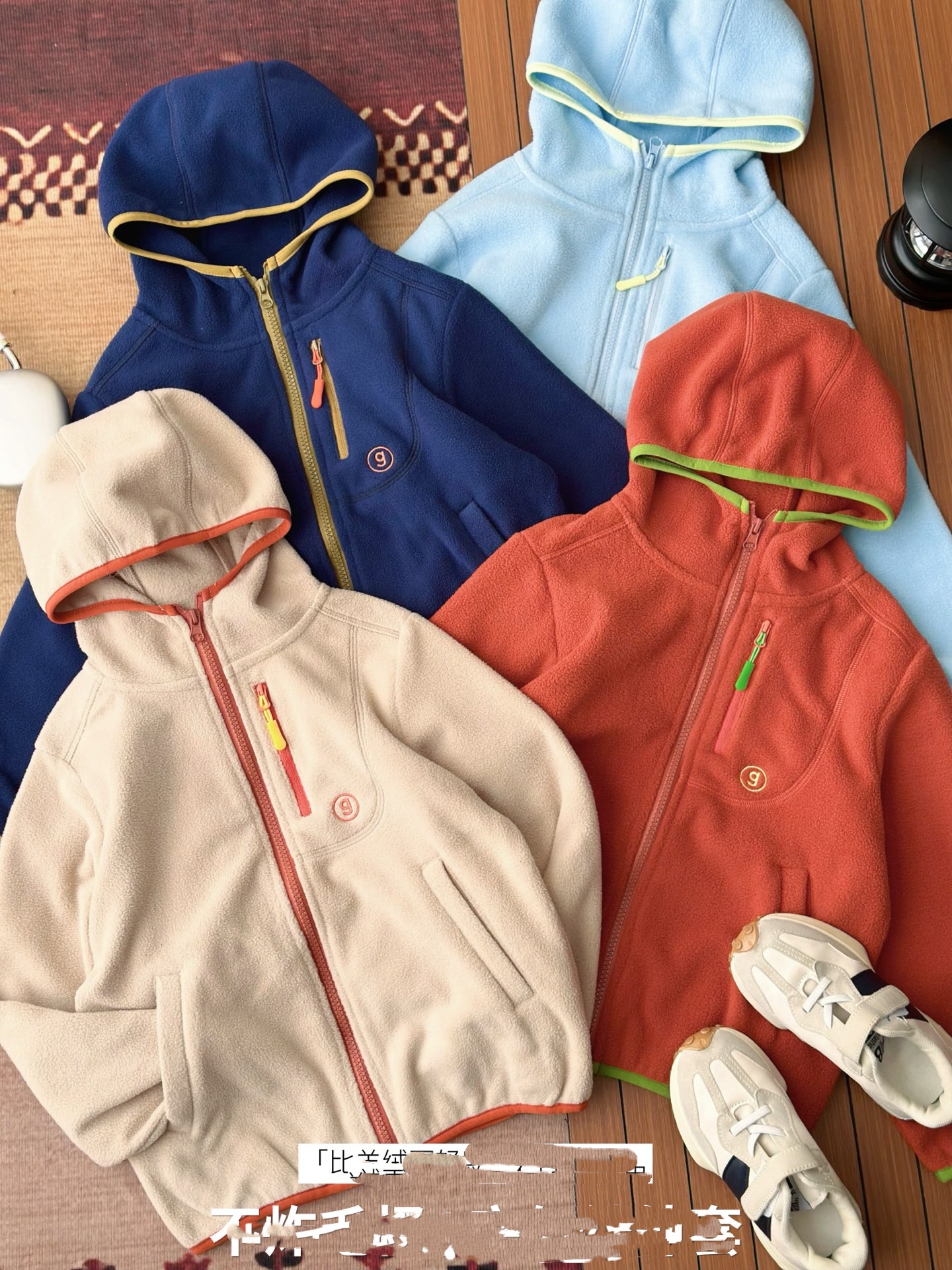 儿童加厚加绒外套25秋冬新款男女童大童保暖连帽韩版休闲百搭上衣