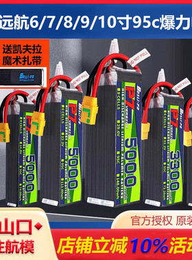 BosLi-po博氏 FPV航模无人机电池远航6寸7寸网红X8固定翼 95c爆力