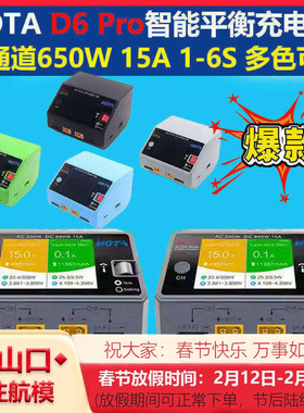 HOTA D6 Pro智能平衡 航模车模 中文充电器650W15A内置电源转接线