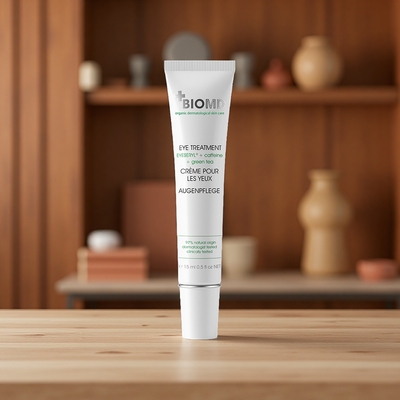 德国佰奥德BIOMD奢妍臻彩眼霜15ml 熬夜眼霜 咖啡因+眼丝氨肽