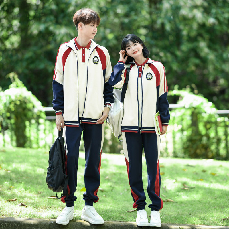 2024出货中实拍#情侣装秋冬季卫衣外套套装学生班服运动