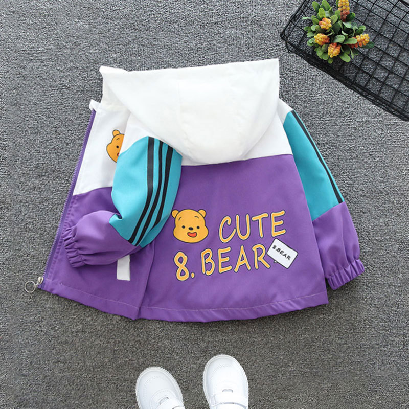 男童2025秋装新款夹克儿童中大童洋气风衣外套女童春秋款运动上衣