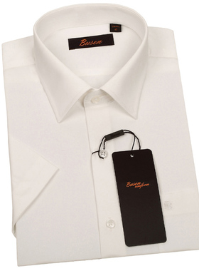 BUSEN步森衬衫职业男女商务正装衬衣乳白色工作服长/短袖衬褂包邮