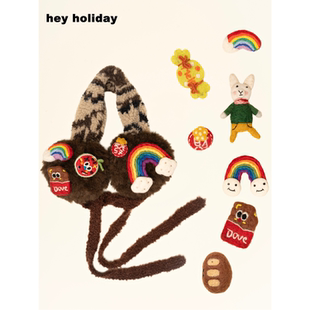 高级感DIY卡通毛毡护耳2024新款 ins耳罩保暖气质百搭网红耳套