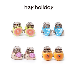 hey holiday2cm发饰发夹萌系可爱甜美卡通迷你小抓夹日常