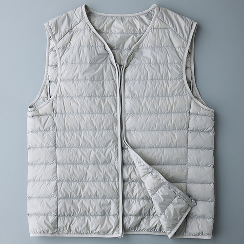 V领羽绒马甲背心超值性价比
