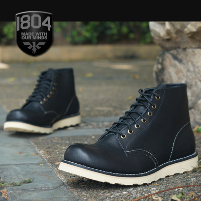 工装靴耐磨橡胶大底工装靴原创