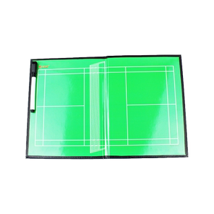 武科星羽毛球比赛器材教练员训练对折本图示板羽毛球磁性战术板