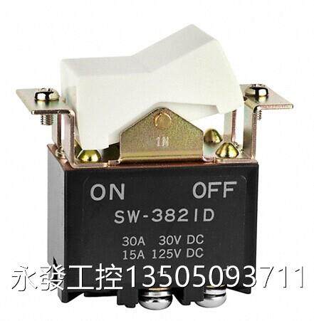 sw332 1进口日本nkk日开 sw3822 船型8开关s383w2u翘板开关sw382d