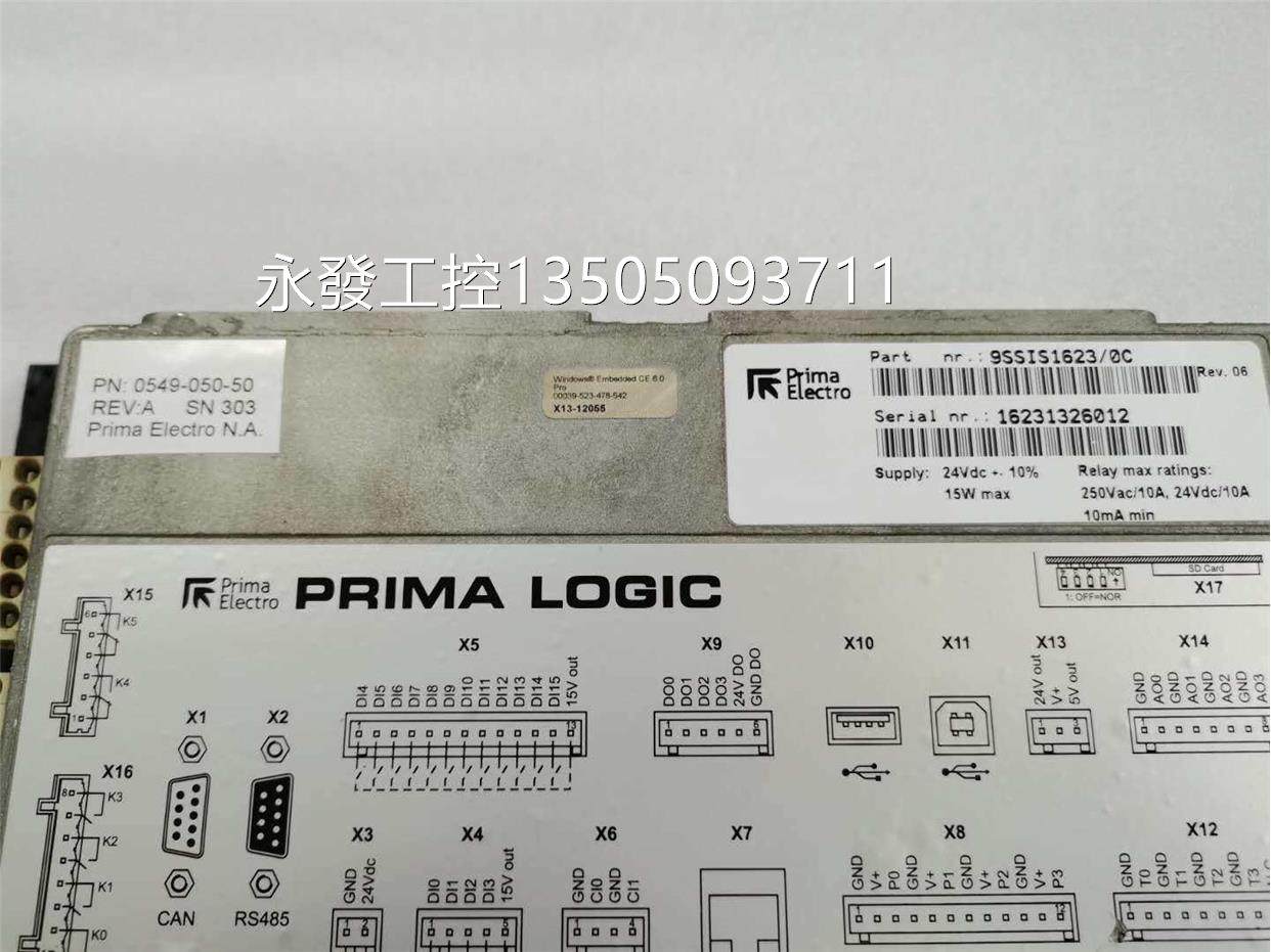 prima logic人机界面9ssis1623/0c 原装现货0549-050-50议价