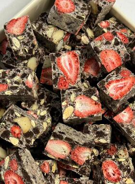 【春节不打烊发顺丰】纯手工雪花酥牛轧糖零食糕点蔓越莓草莓抹茶