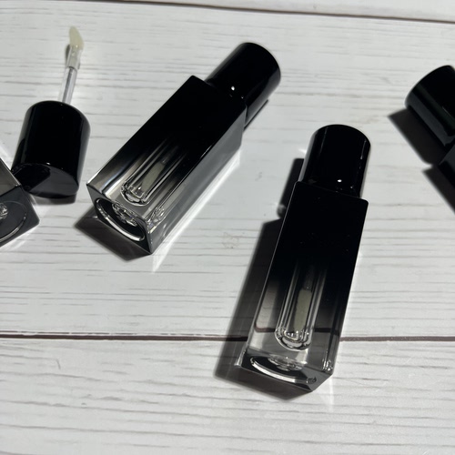 diy唇釉管高端爆款四方渐变黑唇釉管材装唇泥唇蜜唇釉包材容量4ml
