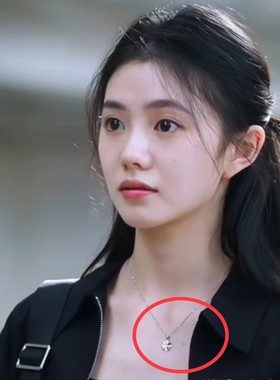 陷入我们的热恋徐栀刘浩存同款项链时尚轻奢锁骨链气质颈饰颈链