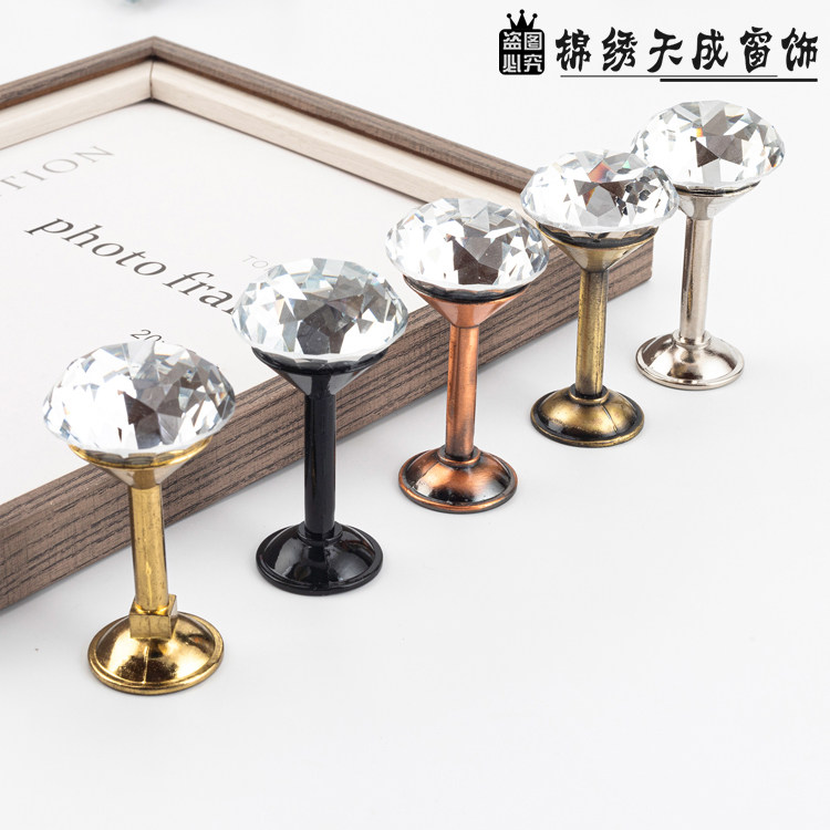 轻奢华水晶系列挂钩创意壁挂勾墙壁装饰钻石钩子窗帘墙钩衣帽钩子