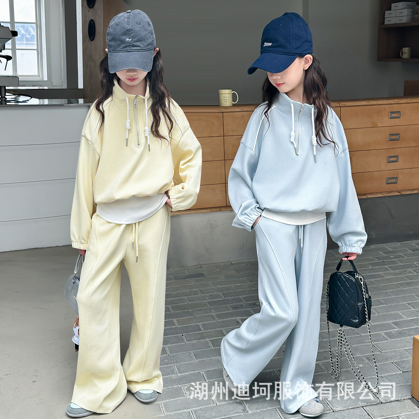 女童春秋新款套装2025儿童韩版洋气长袖运动两件套中大童卫衣长裤