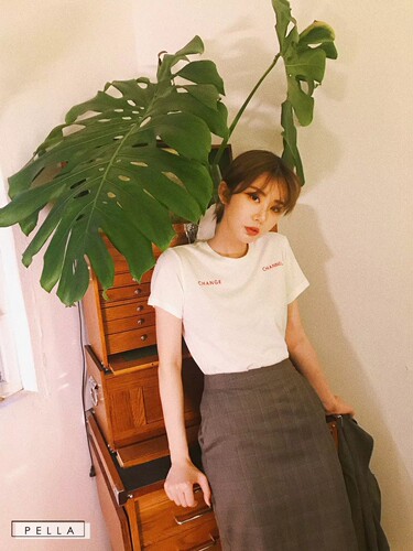 字母简约百搭棉简约短袖