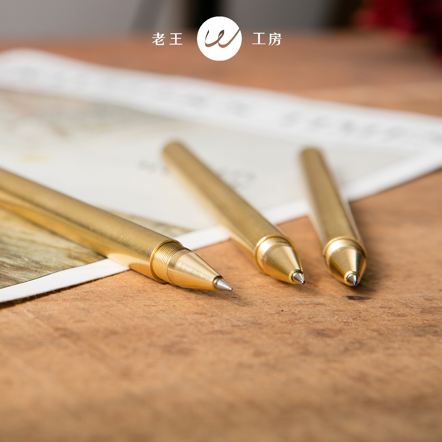 LAOWANG 소 가죽 문구 액세서리 젤 펜 리필 0.5MM 스프링 헤드 워터 펜 리필 프레스 젤 펜 리필