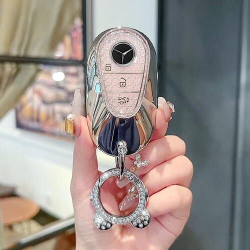 适用奔驰cle260钥匙套cle300男士eqe女士eqesuv高档eqe350 eqe500