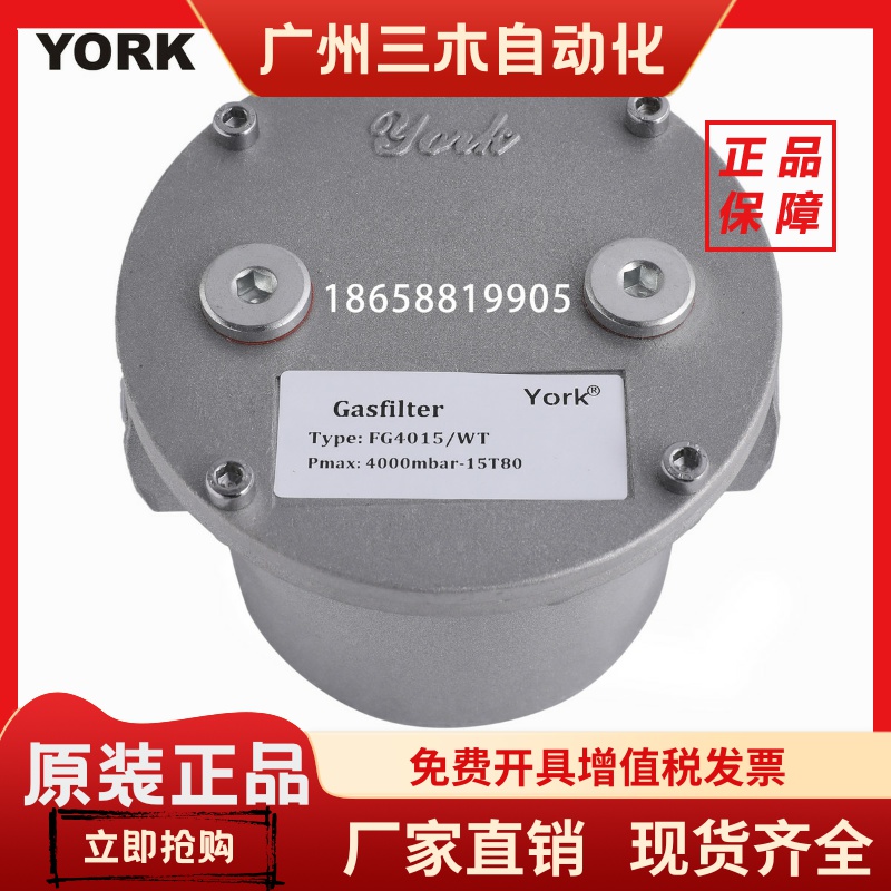 York约克FG4015WT FG4025WT FG4040WT FG4065FT FG4080燃气过滤器