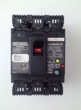 富士电气 SG53RCUL(20A) Earth Leakage Cicuit Breaker,AC 100-2