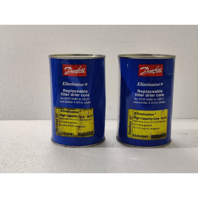 2 x Danfoss 023U4381 Eliminator Replaceable Filter Drier Cor