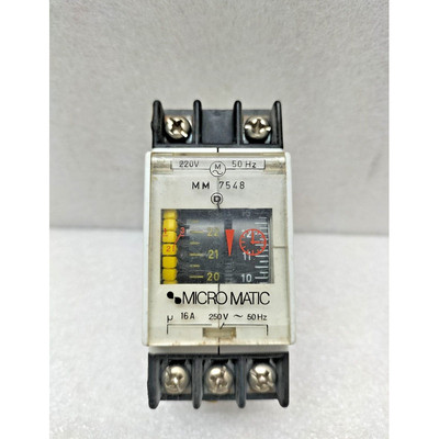 MICROMATIC MM 7548 Timer 220V 50Hz