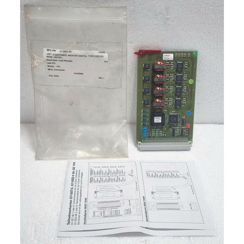 Commend G7-GED-4D Subscriber Card PGED 70000 Index/Rev AB